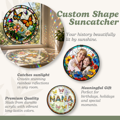 Stained Glass Suncatcher for Window Hanging